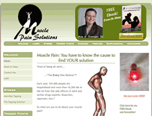 Tablet Screenshot of natural-solutions-for-muscle-pain.com